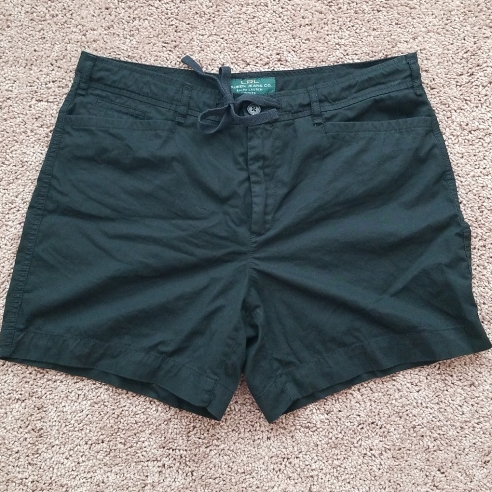 LRL Ralph Lauren Jeans Co Casual Black Shorts
